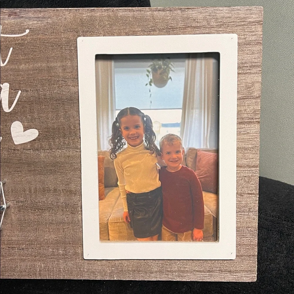 BEST NANA EVER STRING HEART PICTURE WALL/DESK FRAME 11 x 8 WITH 3x5 PHOTO INSERT